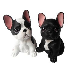 Simulation Small Bulldog Sculpture Decoration Ornaments