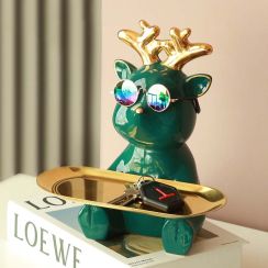 Abstract Geometric Animal Organize Storage Tray Decorative Ornaments