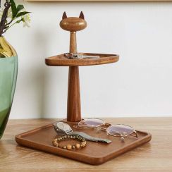 Bedroom Desktop Wooden Organize Storage Box