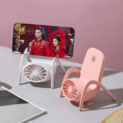 Chair Charging Small Fan Phone Holder