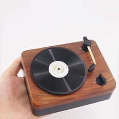 Classical Vinyl Record Player Shape Charging Bluetooth Speaker