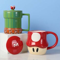 Creative Cartoon Super Mario Water Pipe Mushroom Mug
