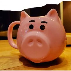 Cute Pink Piggy Ceramic Milk Mug