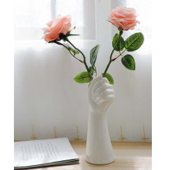 Modern Art Hand-Shaped Decorative Ceramic Vase