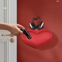 Beautiful Couple Swan Decoration Wall Love Storage Tray Wedding Gifts