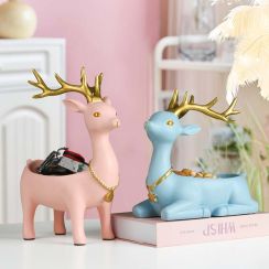 Cartoon Small Deer Living Room Desktop Organize Storage Tray
