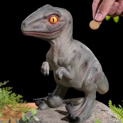 Classic Primitive Tyrannosaurus Model Dinosaur Piggy Bank