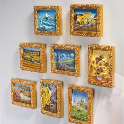 Classic Oil Painting Theme Refrigerator Magnet(5pcs)