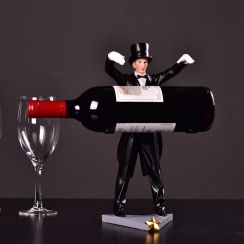 Creative Mysterious Magician Wine Bottle Holder Home Decoration