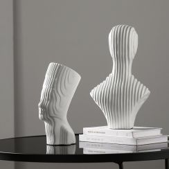 Modern Abstract Geometric Art Character Sculpture Home Decoration Ornaments