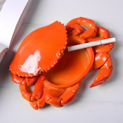 Whimsical Crab Ashtray & Jewelry Holder - Multi-Functional Organizer