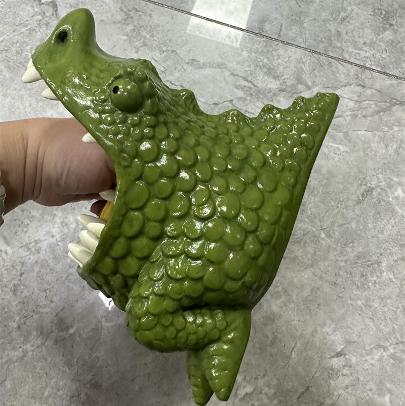 Dinosaur Desktop Organizer Pen Holder With A Big Mouth