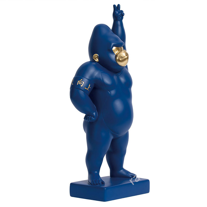 Funny Gorilla Desktop Decoration Sculpture Ornament