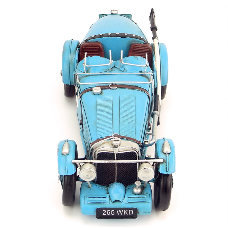 Handcrafted Vintage Iron Classic Sports Car Model