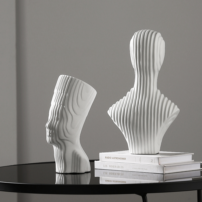 Modern Abstract Geometric Art Character Sculpture Home Decoration Ornaments