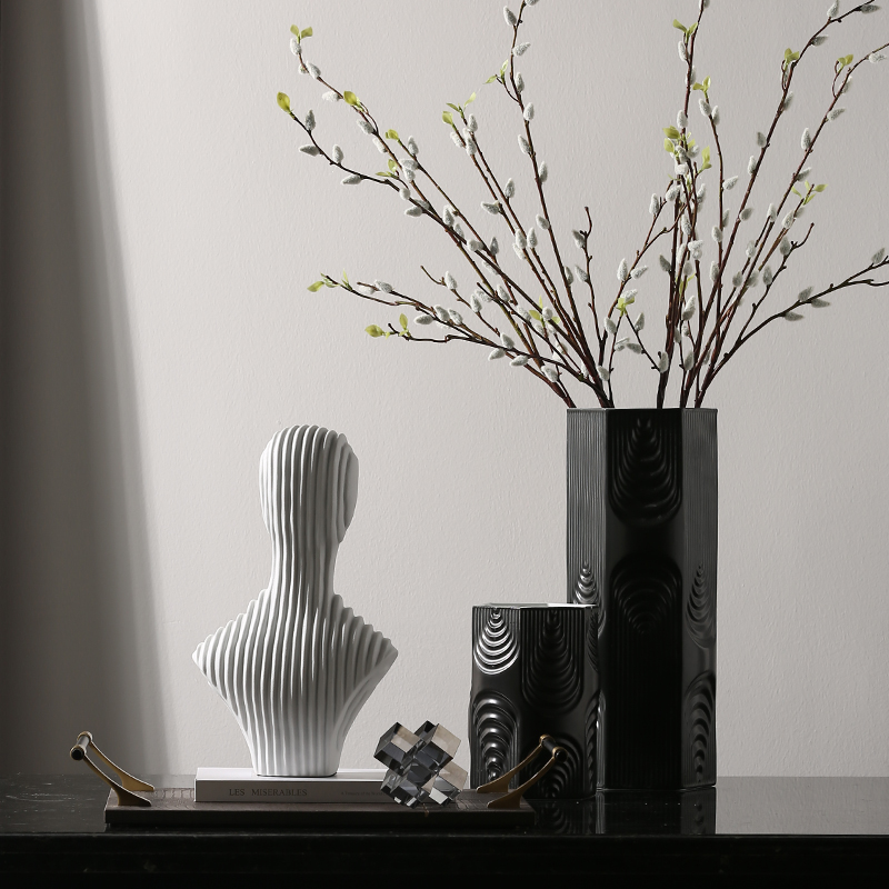 Modern Abstract Geometric Art Character Sculpture Home Decoration Ornaments