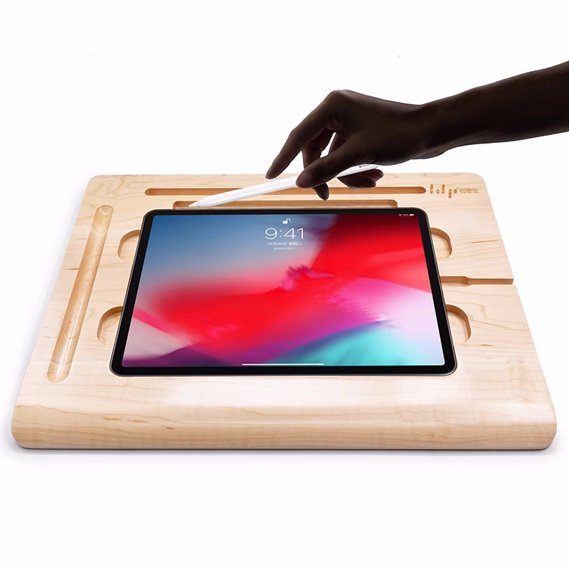 Solid Wood Ipad Drawing Board,Tablet Writing Stand