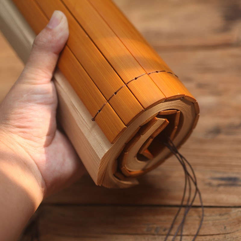 Vintage Bamboo Scroll Notebook,Unique Office Supplies