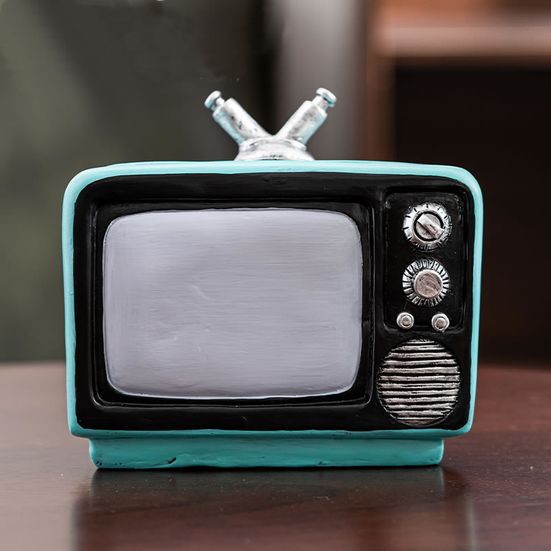 Vintage Tv-Shaped Desktop Decorative Ashtray